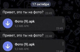 «Фотография не может иметь расширение APK, в отличие от вредоносного программного обеспечения. Если получили такое сообщение, файлы ни в коем случае не скачивайте», — предупредили в МВД.  APK (Android Package Kit) — формат архивных исполняемых файлов-приложений для Android и ряда других операционных систем на ее базе.  В сентябре «Известия» сообщили, что в России начал активно распространяться новый вирус-троян, который маскируется под уведомления от банков. Вредоносный код заражает устройства с операционно